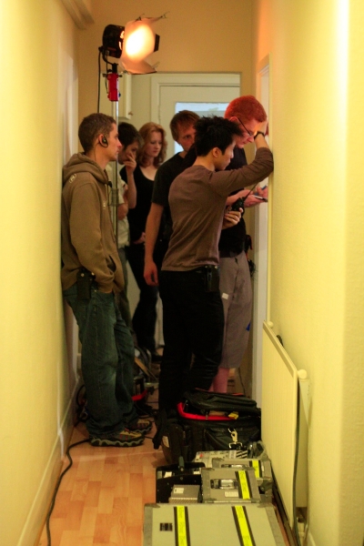 Crew in corridor